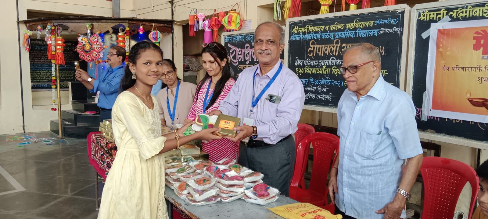 Vidyarthi Mitra- Diwali Celebration at Shri Samarth Vidyalaya and Shrimati Laxmibai Valanju Primary school, Snehasadan orphanage, Jogeshwari– October 16, 2025