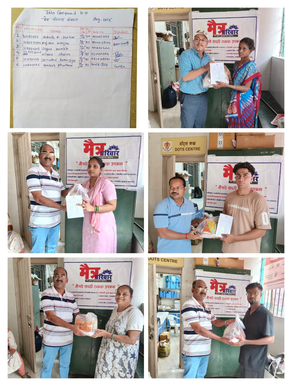 Aarogya Mitra – Maitra Participating in ‘Nikshay’ -Tuberculosis Patient Adoption Scheme – September 3, 2025